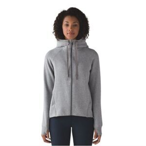 Lululemon Heathered Speckled Fleece Please Pullover Hoodie Size 8
